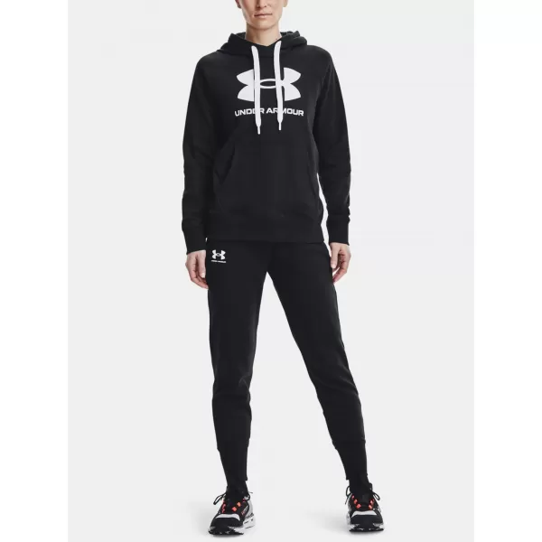  Ženske trenirke UNDER ARMOUR RIVAL FLEECE JOGGERS 1356416-001 ČRNA 