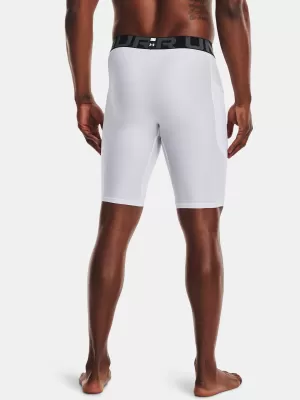 Moške kompresijske kratke hlače UNDER ARMOUR HG ARMOUR LNG SHORTS 1361602-100 BELA
