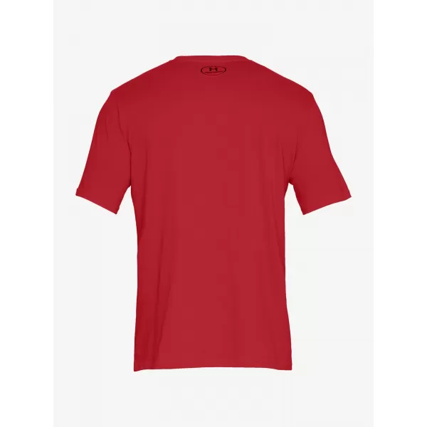  Moška majica s kratkimi rokavi UNDER ARMOUR SPORTSTYLE LEFT CHEST SS 1326799-600 RDEČA 