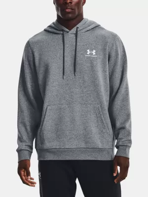 Moški pulover UNDER ARMOUR UA ESSENTIAL FLEECE HOODIE 1373880-012 SIVA