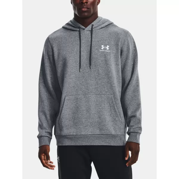  Moški pulover UNDER ARMOUR UA ESSENTIAL FLEECE HOODIE 1373880-012 SIVA 