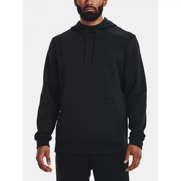  Moški pulover UNDER ARMOUR UA ARMOUR FLEECE HOODIE 1373353-001 ČRNA 