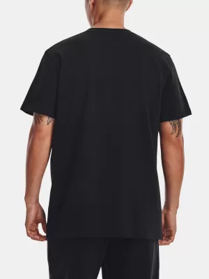 Moška majica s kratkimi rokavi UNDER ARMOUR UA LOGO EMB HEAVYWEIGHT SS 1373997-001 ČRNA