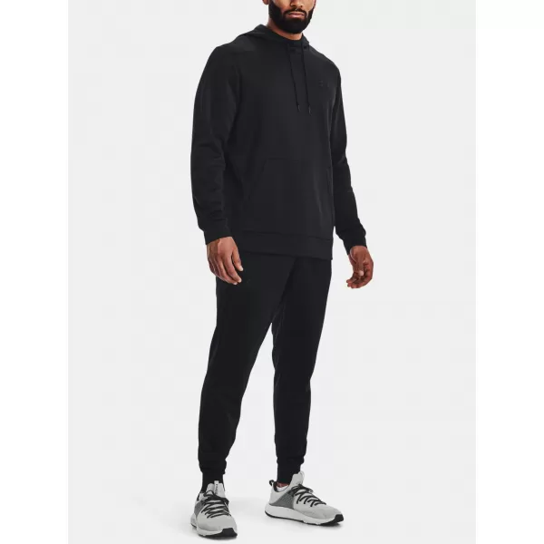  Moški pulover UNDER ARMOUR UA ARMOUR FLEECE HOODIE 1373353-001 ČRNA 