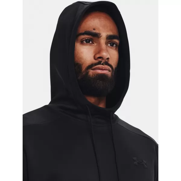  Moški pulover UNDER ARMOUR UA ARMOUR FLEECE HOODIE 1373353-001 ČRNA 