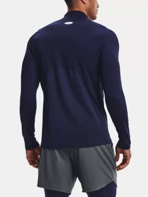 Moška majica s kratkimi rokavi UNDER ARMOUR UA CG ARMOUR FITTED MOCK 1366066-410 MODRA