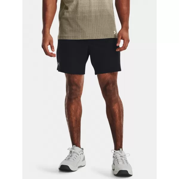  Moške kratke hlače UNDER ARMOUR UA VANISH WOVEN 6IN SHORTS 1373718-001 ČRNA 