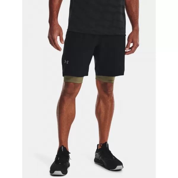  Moške kratke hlače UNDER ARMOUR UA VANISH WOVEN 8IN SHORTS 1370382-001 ČRNA 