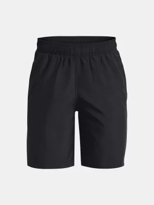 Fantovske kratke hlače UNDER ARMOUR UA WOVEN GRAPHIC SHORTS 1370178-003 ČRNA
