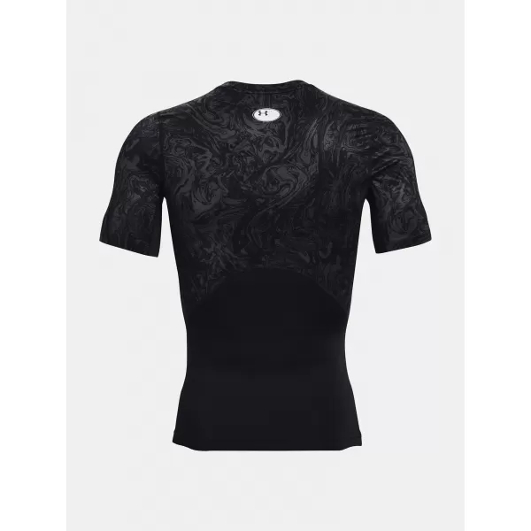  Moška majica s kratkimi rokavi UNDER ARMOUR UA HG ARMOUR COMP PRINT SS 1370324-001 ČRNA 