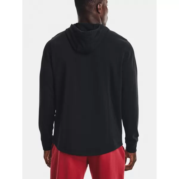  Moški pulover UNDER ARMOUR UA RIVAL TERRY LC HD 1370401-001 ČRNA 