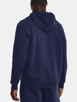 Moški pulover UNDER ARMOUR UA ESSENTIAL FLEECE HOODIE 1373880-410 MODRA