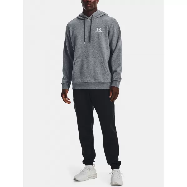  Moški pulover UNDER ARMOUR UA ESSENTIAL FLEECE HOODIE 1373880-012 SIVA 
