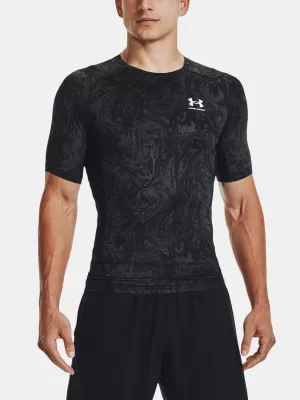 Moška majica s kratkimi rokavi UNDER ARMOUR UA HG ARMOUR COMP PRINT SS 1370324-001 ČRNA