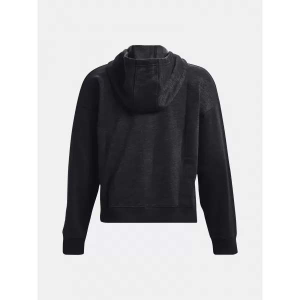  Ženski pulover UNDER ARMOUR ESSENTIAL SCRIPT HOODIE 1374107-001 ČRNA 