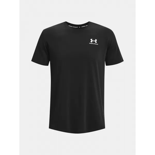  Moška majica s kratkimi rokavi UNDER ARMOUR UA LOGO EMB HEAVYWEIGHT SS 1373997-001 ČRNA 