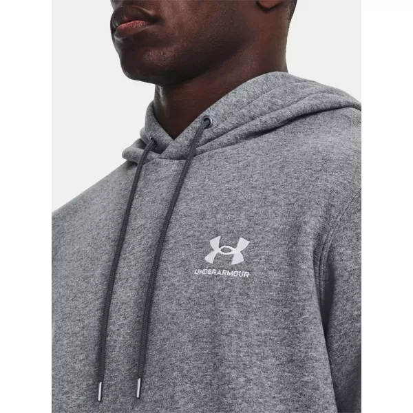  Moški pulover UNDER ARMOUR UA ESSENTIAL FLEECE HOODIE 1373880-012 SIVA 