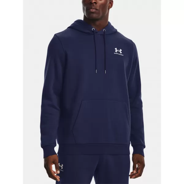  Moški pulover UNDER ARMOUR UA ESSENTIAL FLEECE HOODIE 1373880-410 MODRA 