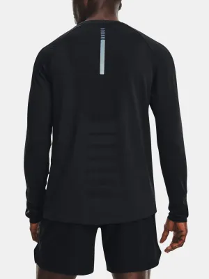 Moška majica s kratkimi rokavi UNDER ARMOUR UA SEAMLESS RUN LS 1366500-001 ČRNA