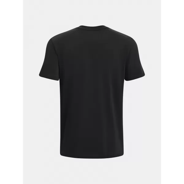  Moška majica s kratkimi rokavi UNDER ARMOUR UA LOGO EMB HEAVYWEIGHT SS 1373997-001 ČRNA 