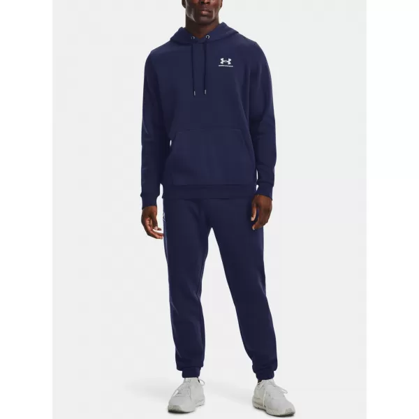  Moški pulover UNDER ARMOUR UA ESSENTIAL FLEECE HOODIE 1373880-410 MODRA 