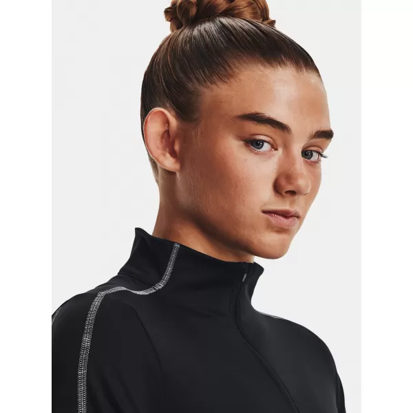  Ženska majica s kratkimi rokavi UNDER ARMOUR UA TRAIN CW 1/2 ZIP 1373969-001 ČRNA 