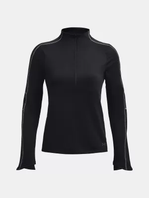 Ženska majica s kratkimi rokavi UNDER ARMOUR UA TRAIN CW 1/2 ZIP 1373969-001 ČRNA