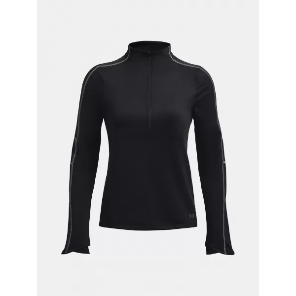  Ženska majica s kratkimi rokavi UNDER ARMOUR UA TRAIN CW 1/2 ZIP 1373969-001 ČRNA 