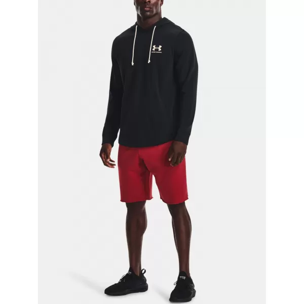  Moški pulover UNDER ARMOUR UA RIVAL TERRY LC HD 1370401-001 ČRNA 
