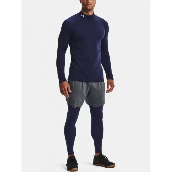  Moška majica s kratkimi rokavi UNDER ARMOUR UA CG ARMOUR FITTED MOCK 1366066-410 MODRA 