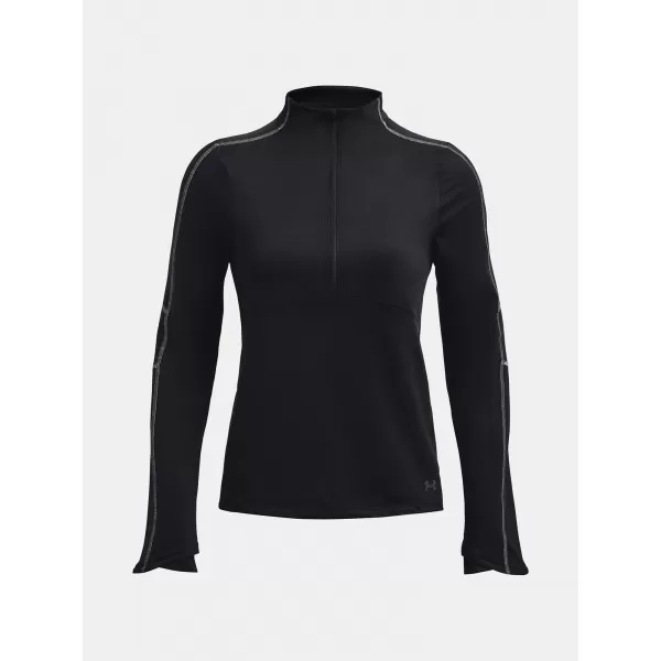  Ženska majica s kratkimi rokavi UNDER ARMOUR UA TRAIN CW 1/2 ZIP 1373969-001 ČRNA 