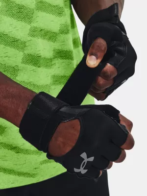 Moške rokavice UNDER ARMOUR M'S WEIGHTLIFTING GLOVES 1369830-001 ČRNA