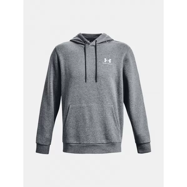  Moški pulover UNDER ARMOUR UA ESSENTIAL FLEECE HOODIE 1373880-012 SIVA 