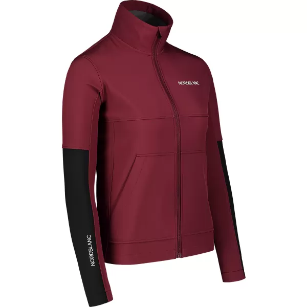  Ženska softshell jakna NORDBLANC FJORD NBSSL7657 BORDO 