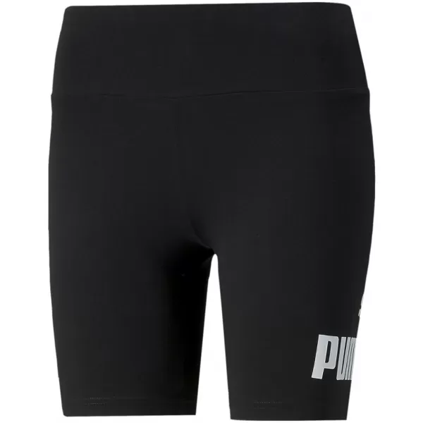  Ženske pajkice PUMA ESS 7 LOGO SHORT LEGGINGS 848347-01 ČRNA 