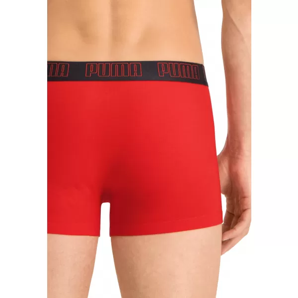  Moške boksarice PUMA BASIC TRUNK 2P 93501502 RDEČA/ČRNA 