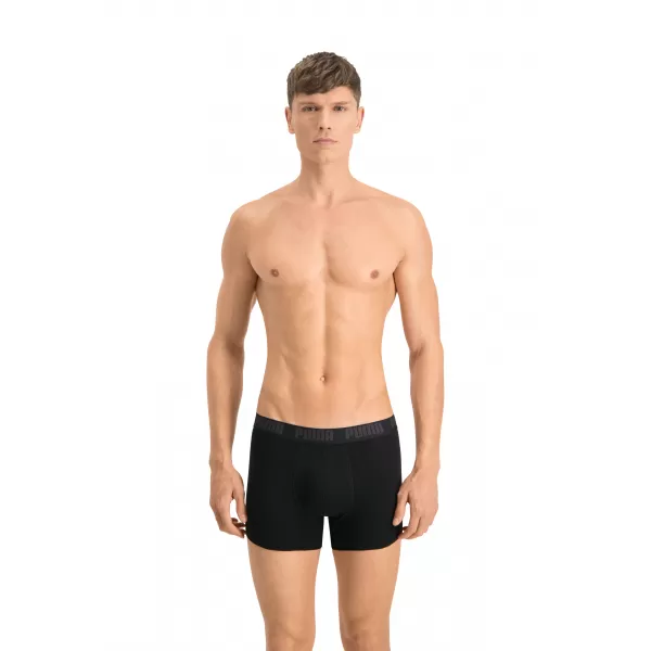  Moške boksarice PUMA BASIC BOXER 2P 88886958 ČRNA/ČRNA 