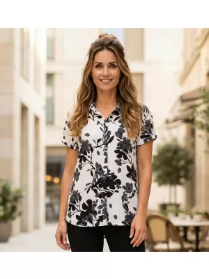 Ženska bluza KIXMI PANTHEA BELA