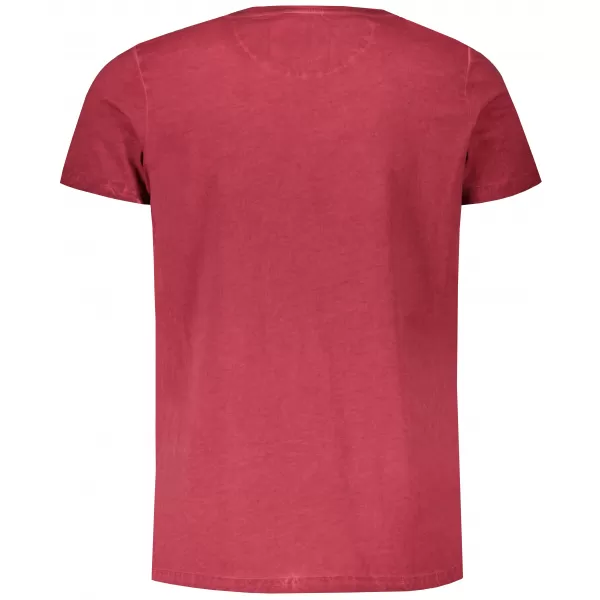  Moška majica s kratkimi rokavi KIXMI PELTON BORDO 