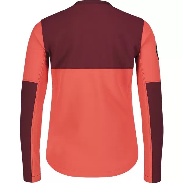 Ženska softshell jakna NORDBLANC COVE NBSSL7656 RDEČE KORALE 