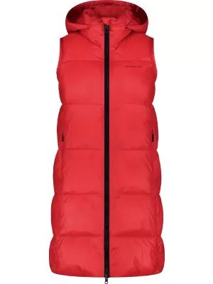 Ženski zimski telovnik NORDBLANC ORGANISM NBWJL7721 RDEČA