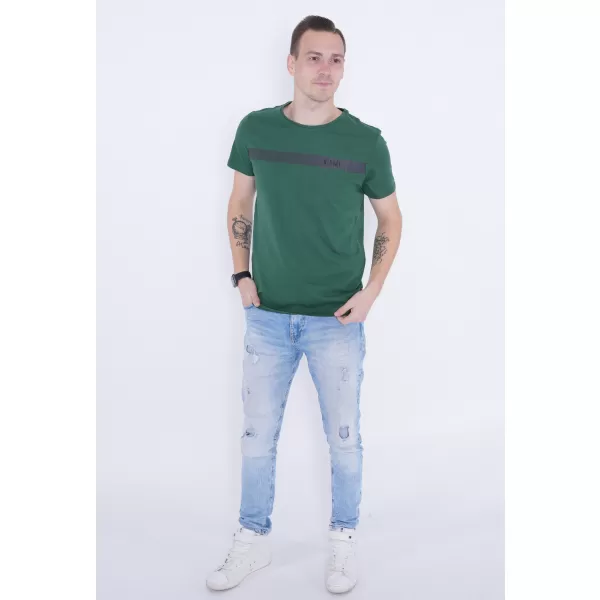  Moška majica s kratkimi rokavi KIXMI PARKER ZELENA 