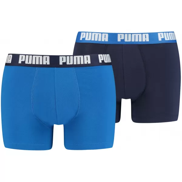  Moške boksarice PUMA BASIC BOXER 2P 88886960 PRAVA MODRA 