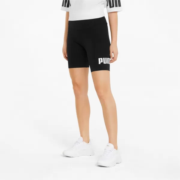  Ženske pajkice PUMA ESS 7 LOGO SHORT LEGGINGS 848347-01 ČRNA 