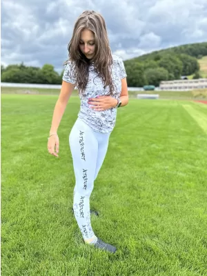 Ženske dolge premium pajkice ALTISPORT SWE/ALW02S04 BELO SIVA