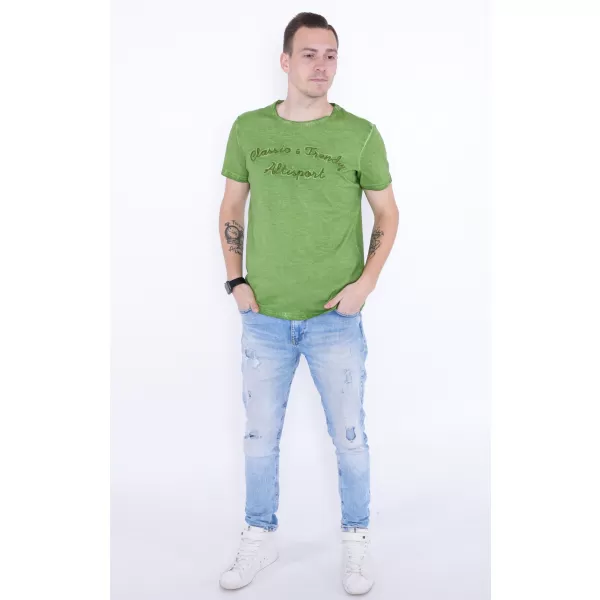  Moška majica s kratkimi rokavi ALTISPORT ANDREW ZELENA 