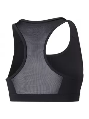 Ženski nedrček PUMA MID IMPACT 4KEEPS GRAPHIC BRA PM 520306-91 ČRNA