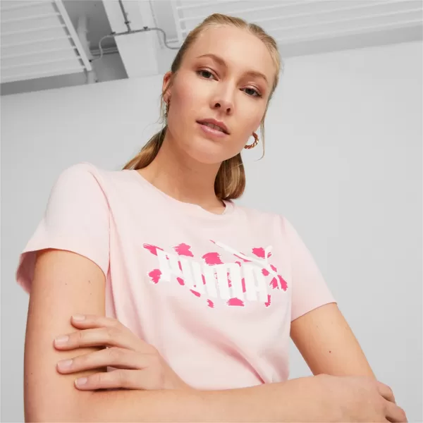  Ženska majica s kratkimi rokavi PUMA ESS+ ANIMAL TEE 673687-66 ROZA 