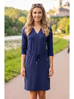 Obleka ALTISPORT ANIKA TEMNO MODRA