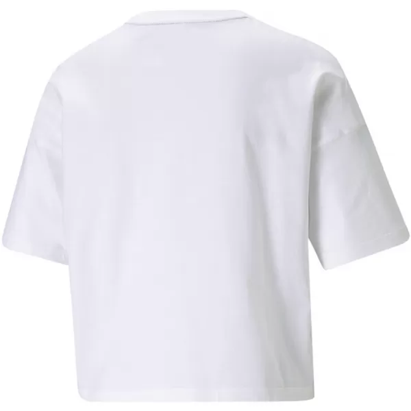  Ženski kratki top PUMA ESS CROPPED LOGO TEE 586866-02 BELA 